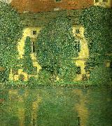 Gustav Klimt slottet kammer vid attersee oil painting